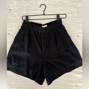 Abercrombie & Fitch linen blend tailored shorts